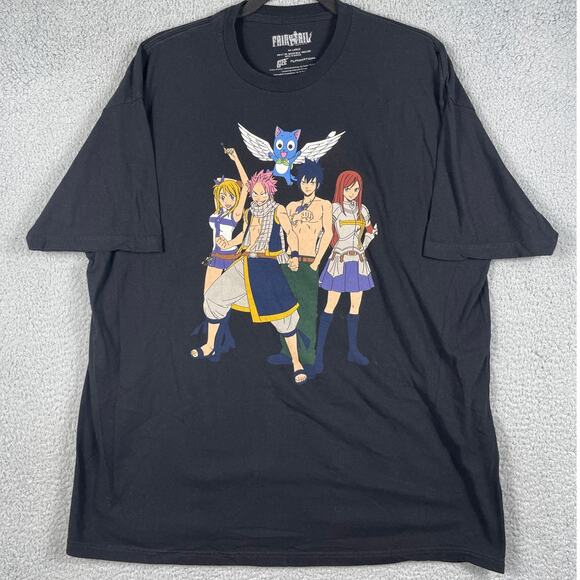 Fairy Tail Adult Size XXL Anime Graphic T-shirt - Picture 1 of 9